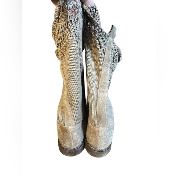 Twin-Set Suede Knit Festival Boot 38 (7) - Picture 4 of 8
